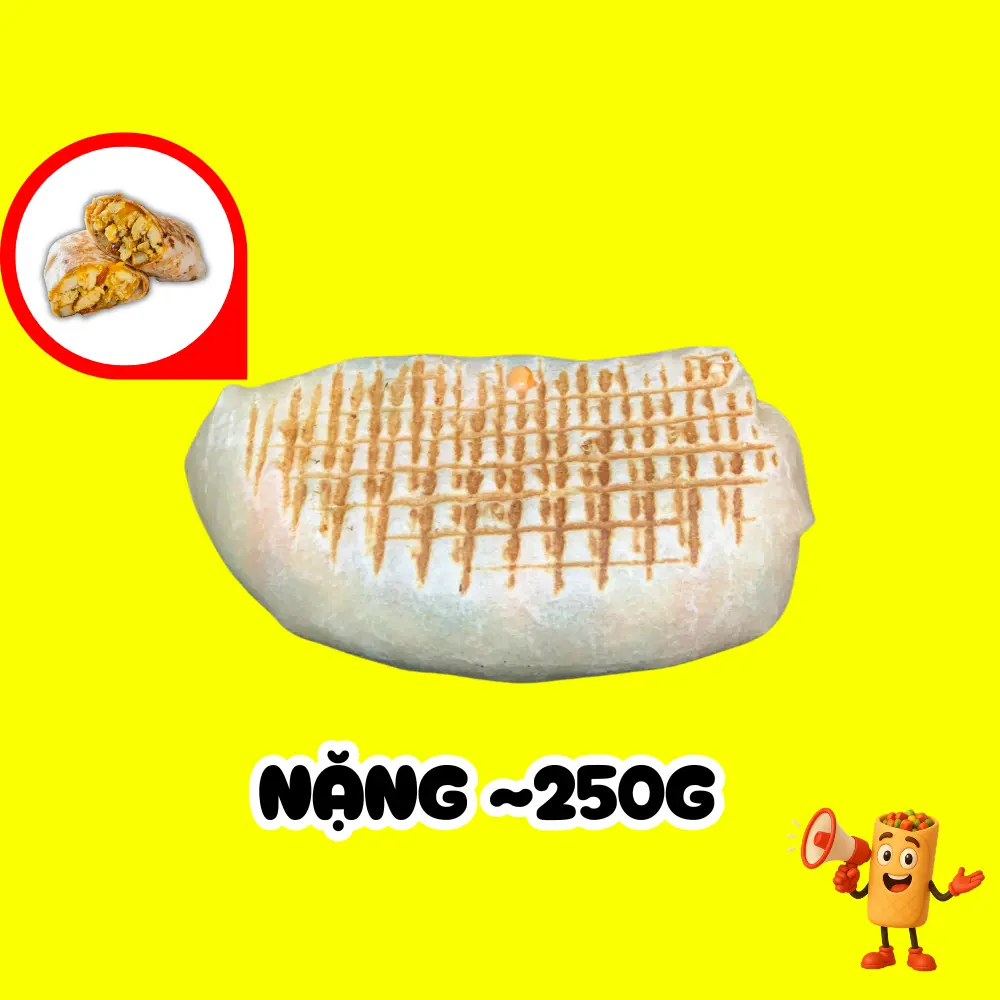 Hình ảnh Burrito Gà Cơ Bản (Tacos Pháp)
