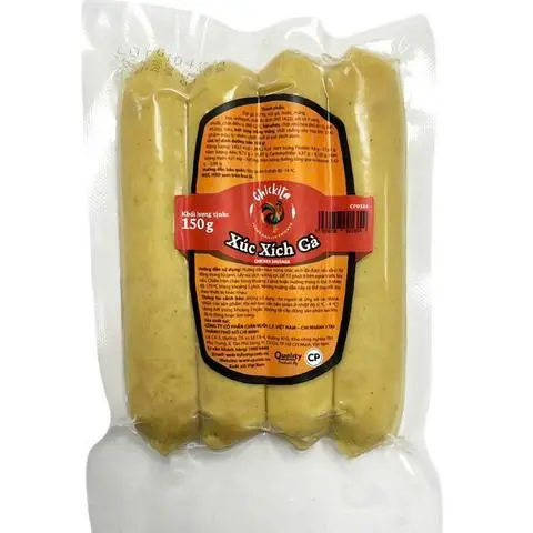 Hình ảnh Xúc Xích Gà 150G - Chicken Sausage 