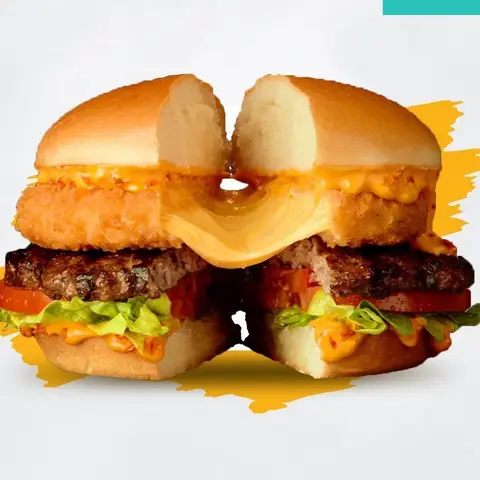 Hình ảnh Burger bò đặc biệt