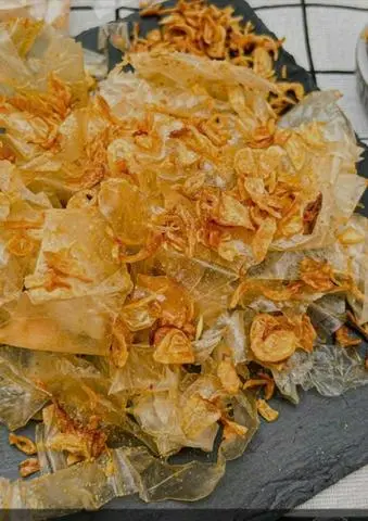Hình ảnh Bánh tráng hành phi " nhỏ"