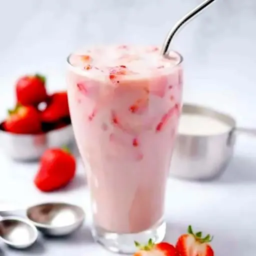 Hình ảnh Trà sữa dâu