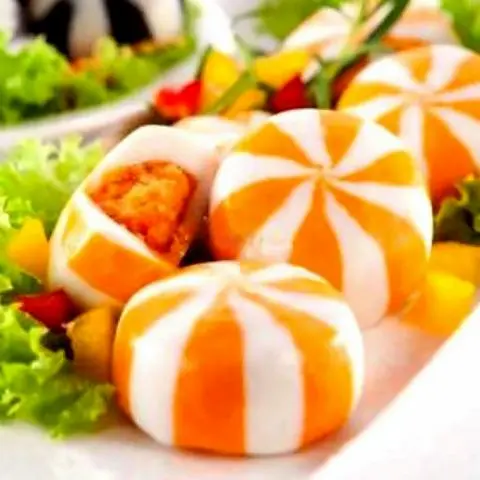 Hình ảnh Bánh bao trứng cá hồi-cam(4v)