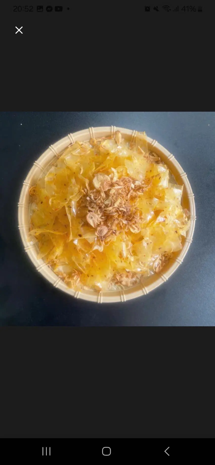 Hình ảnh Bánh tráng dẻo hành phi 