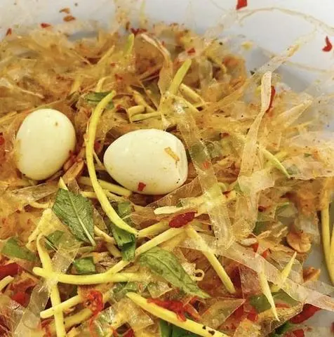 Hình ảnh Bánh Tráng Trộn Khô Mực