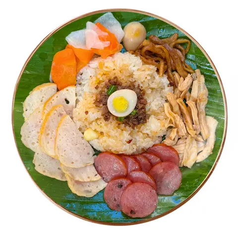 Hình ảnh Xôi mặn lạp xưởng tươi