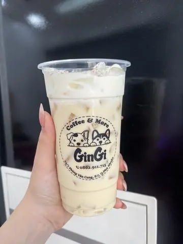 Hình ảnh Trà sữa olong lài gạo rang