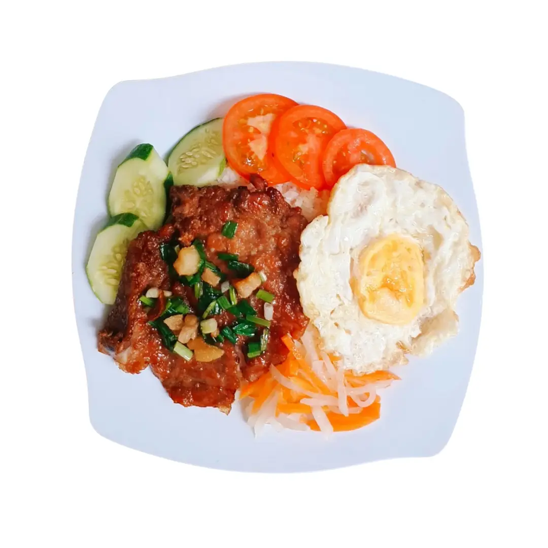 Hình ảnh Cơm Sườn Trứng
