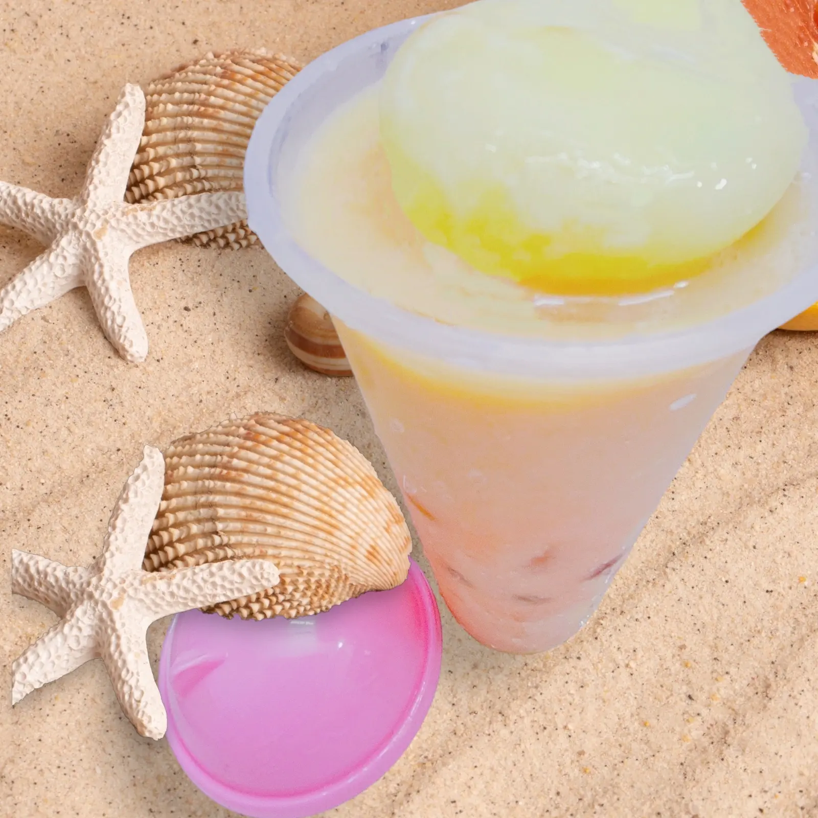Hình ảnh Trà Sữa Mật Ong, Kem Bánh Mochi Vani Trắng (700ml)