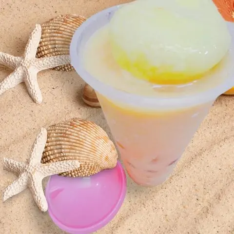 Hình ảnh Trà Sữa Mật Ong, Kem Bánh Mochi Vani Trắng (700ml)