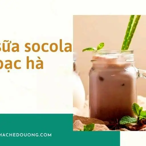Hình ảnh Trà sữa socola bạc hà