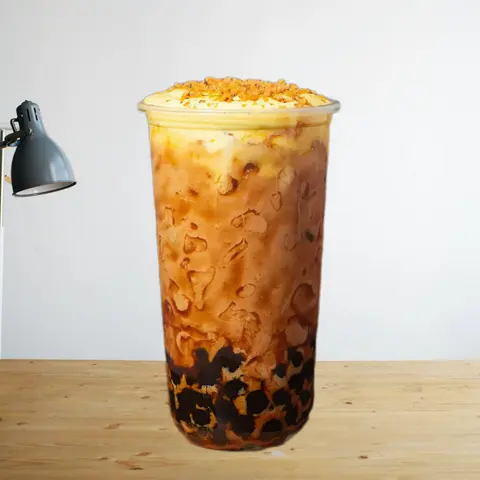 Hình ảnh Trà sữa trứng nướng - Full Topping