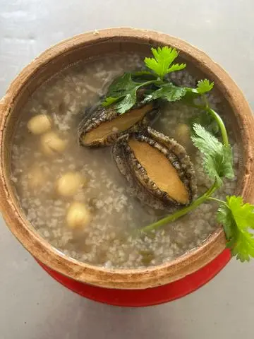 Hình ảnh cháo bào ngư 2 con