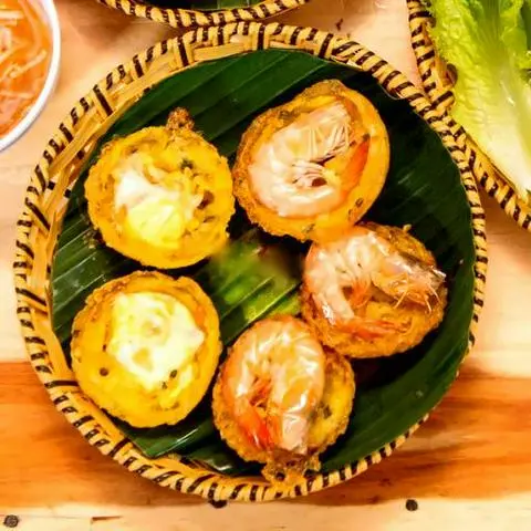 Hình ảnh Bánh khọt tôm trứng