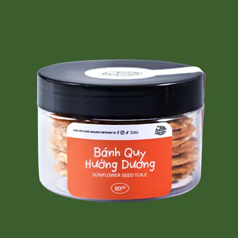 Hình ảnh Bánh Quy Hướng Dương - 80gram