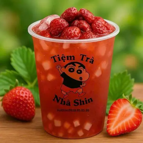 Hình ảnh Trà Dâu Tươi 1Lít