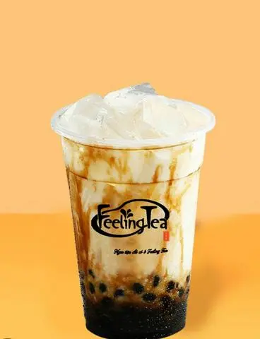 Hình ảnh sữa tươi trân châu đường đen 