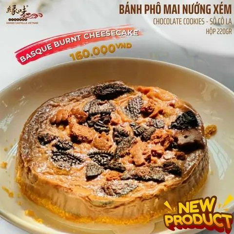 Hình ảnh Bánh phô mai nướng xém - sô cô la