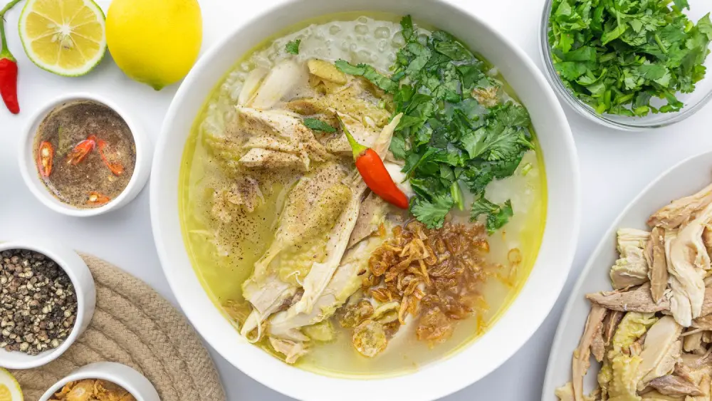 Hình ảnh Cháo gà chặt 