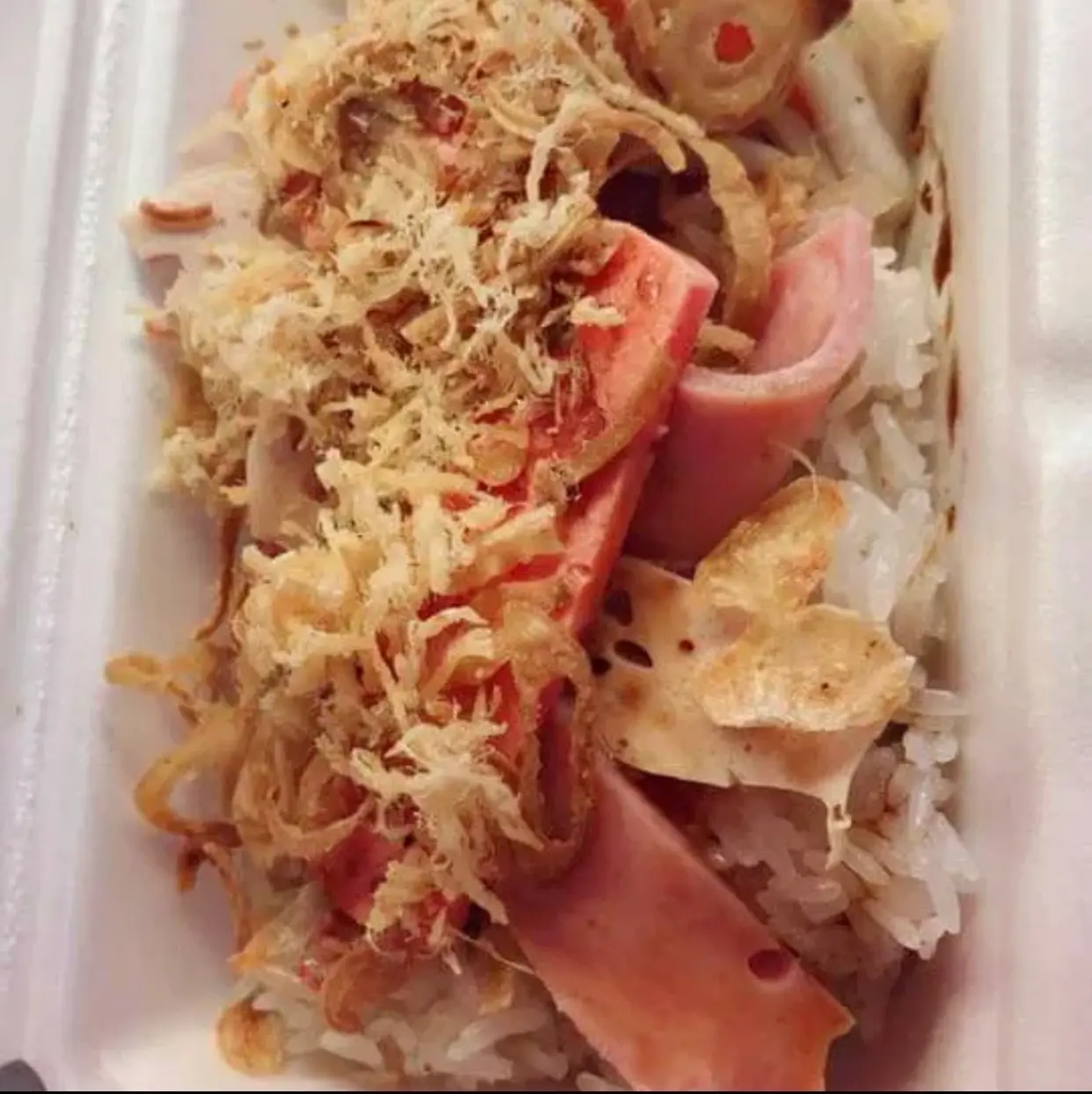 Hình ảnh xôi mặn thịt chả ngon