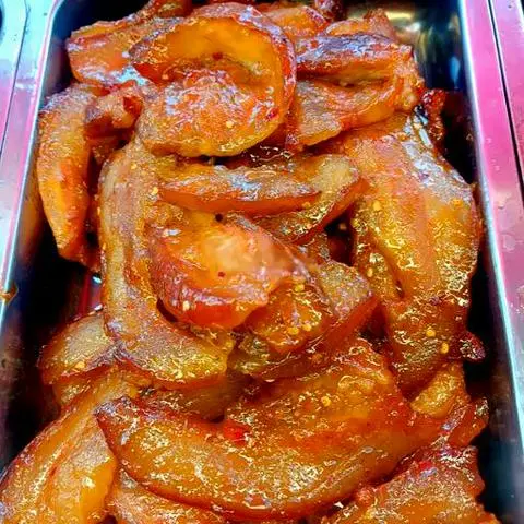 Hình ảnh Cơm thịt 1 chỉ chiên nước mắm