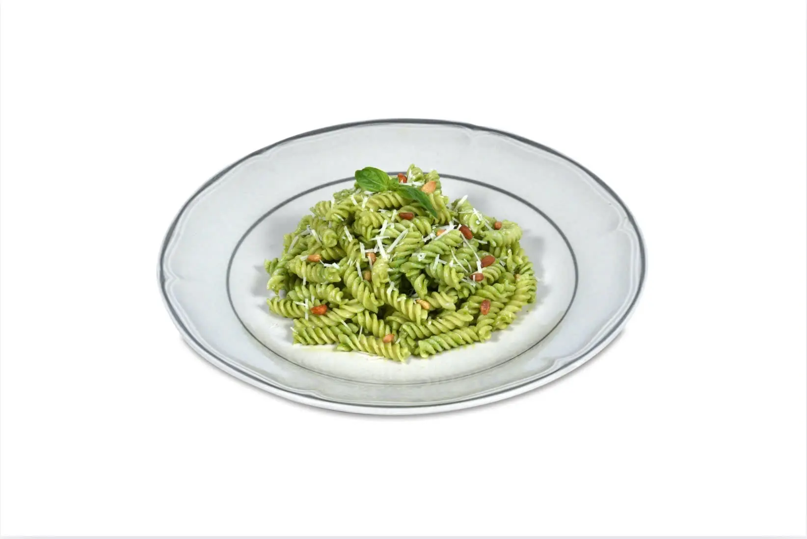 Hình ảnh Nui xoắn Fusilli sốt pesto