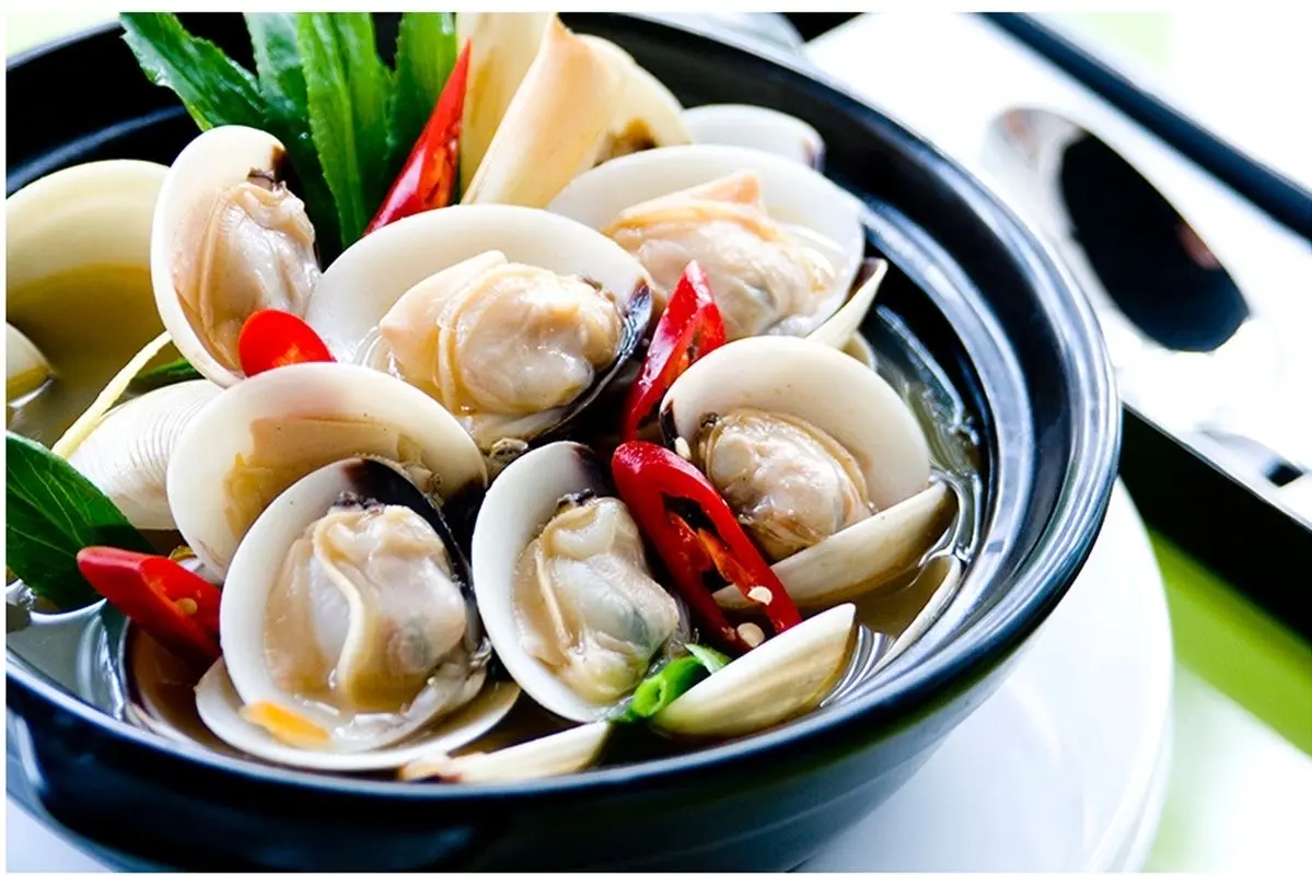 Hình ảnh Nghêu hấp thái