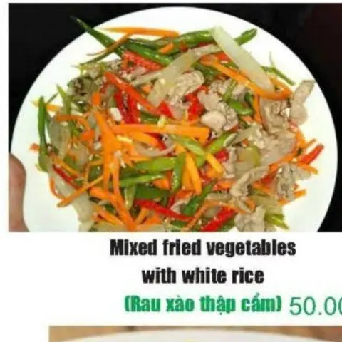 Hình ảnh Rau xào thập cẩm