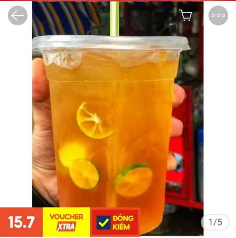 Hình ảnh Trà tắc khổng lồ 