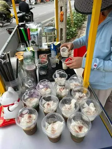 Hình ảnh cà phê đen muối