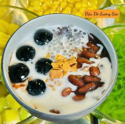 Hình ảnh Chè đậu đỏ sương sáo