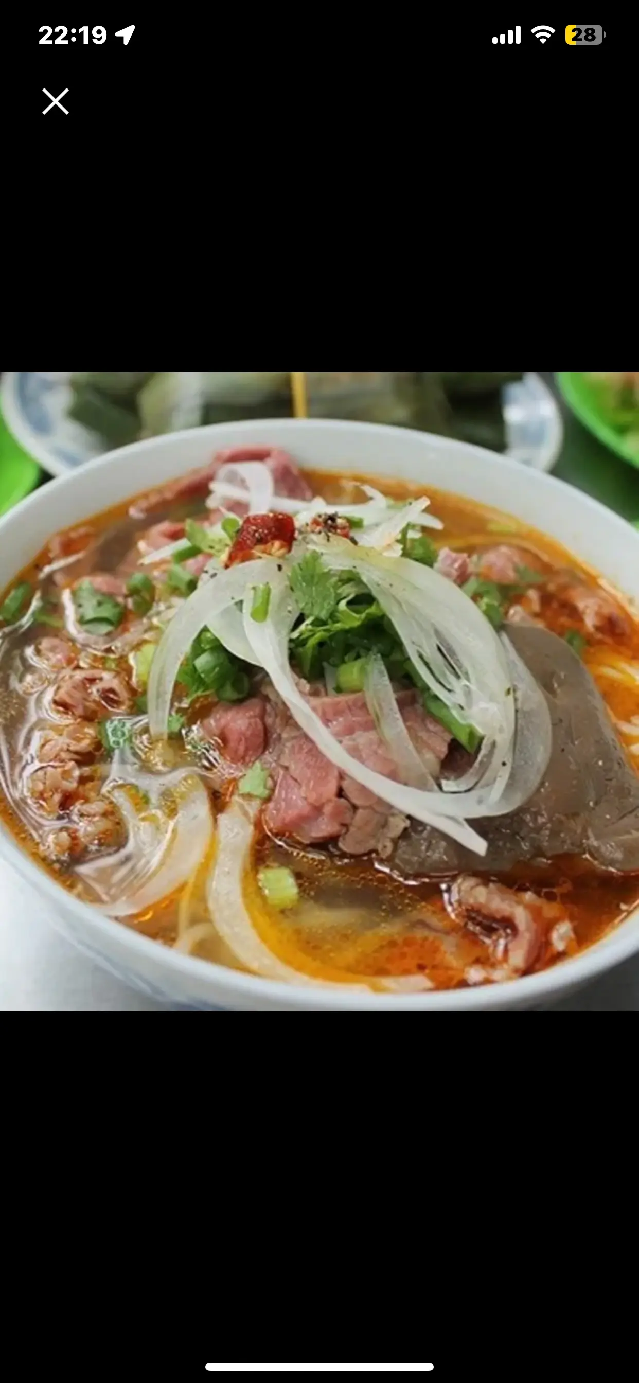 Hình ảnh Bún bò tái 