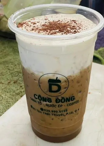 Hình ảnh Cà phê kem muối