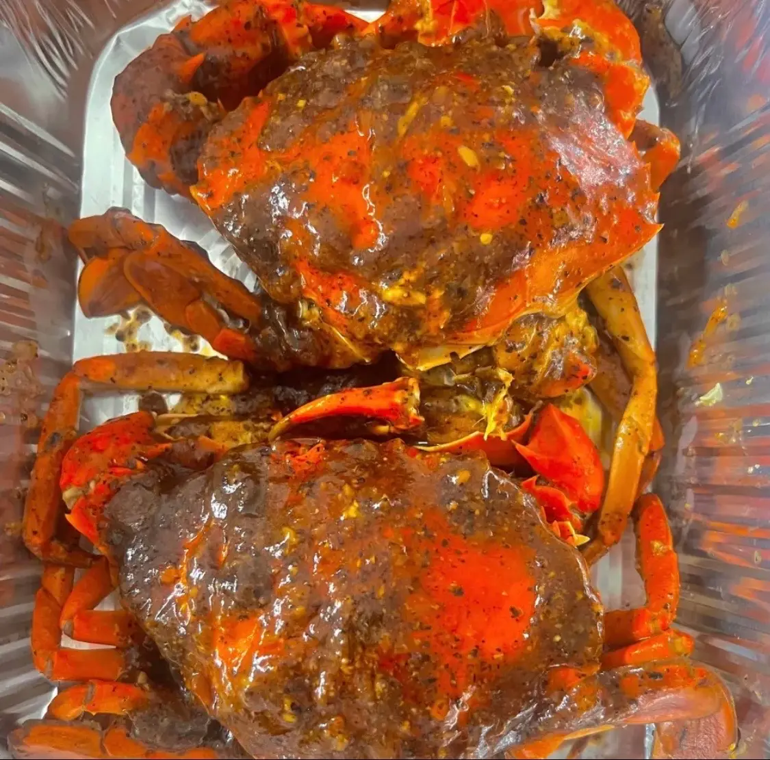 Hình ảnh CUA SỐT TIÊU ĐEN CAJUN 2 CON SIZE VỪA