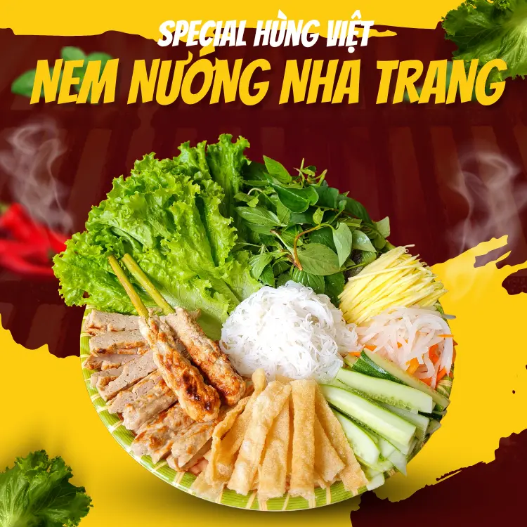 Hình ảnh Set nem nướng 2 người đặc biệt mix 3 loại nem