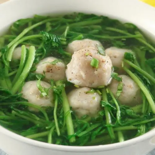 Hình ảnh Canh tần ô nấu mọc