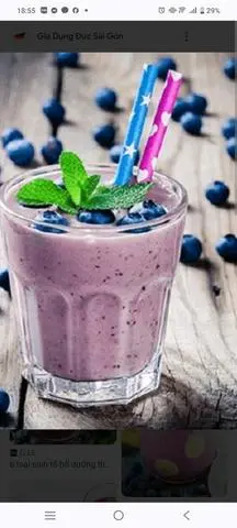 Hình ảnh sinh tố Việt quất 