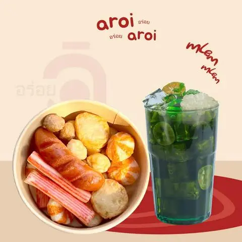 Hình ảnh combo 1 phần cá viên no nê + 1 ly nước