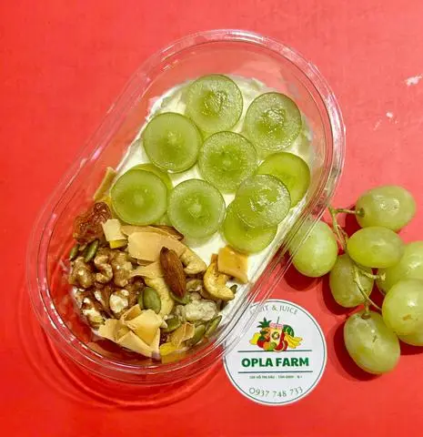 Hình ảnh (G5) Nho - sữa chua Hy Lạp - granola