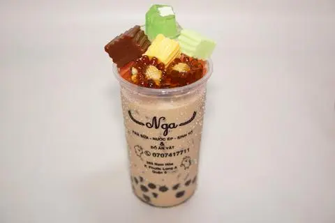 Hình ảnh Trà sữa truyền thống fulll topping