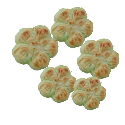 Hình ảnh 5 Bánh khoai mì nướng hình hoa mini vị lá dứa