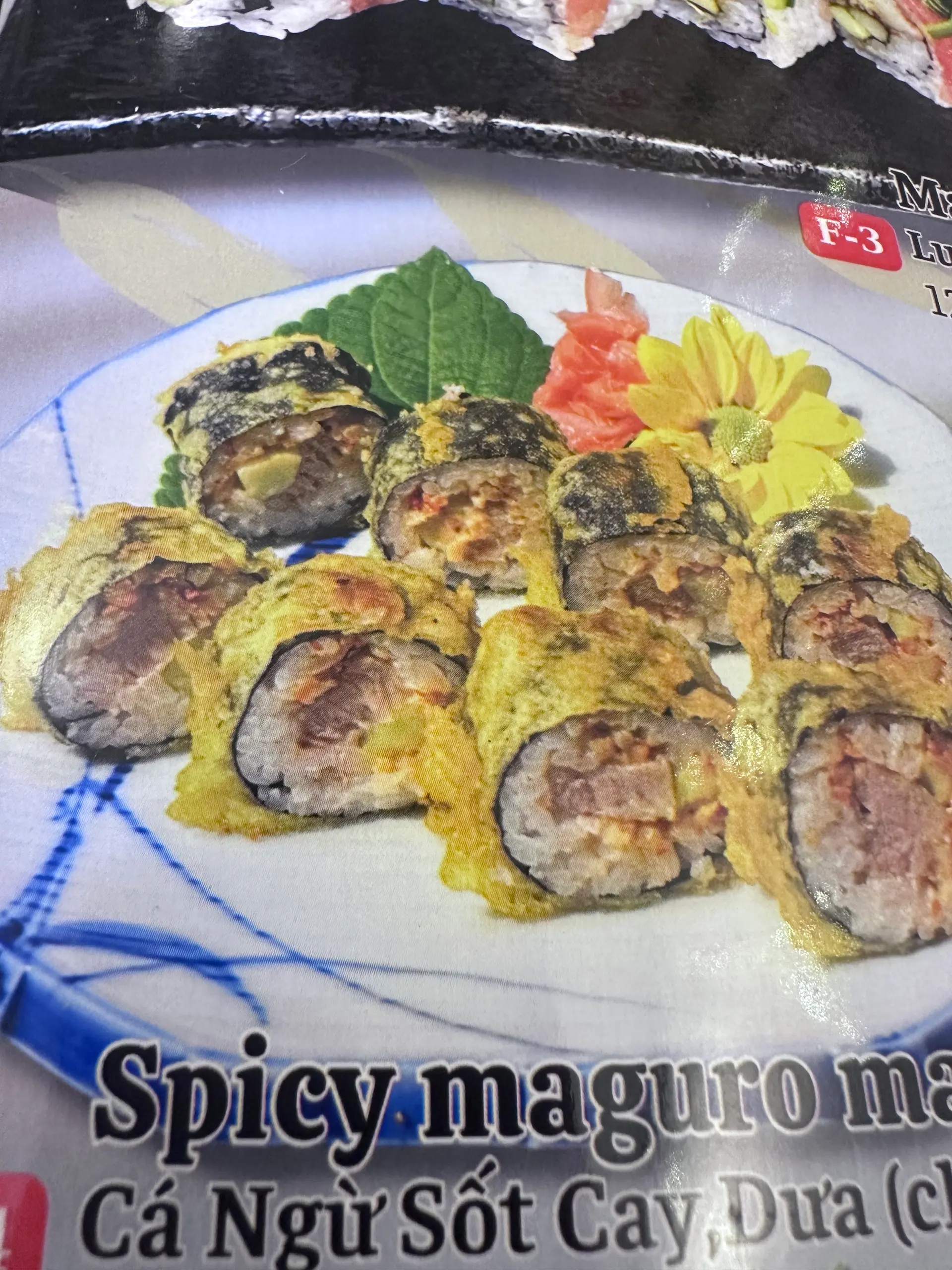 Hình ảnh Sushi chiên cá ngừ - Spicy maguro maki - F4