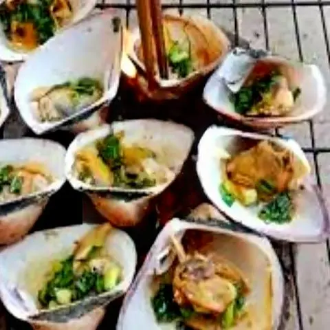 Hình ảnh Sò Sữa Nướng Mỡ Hành