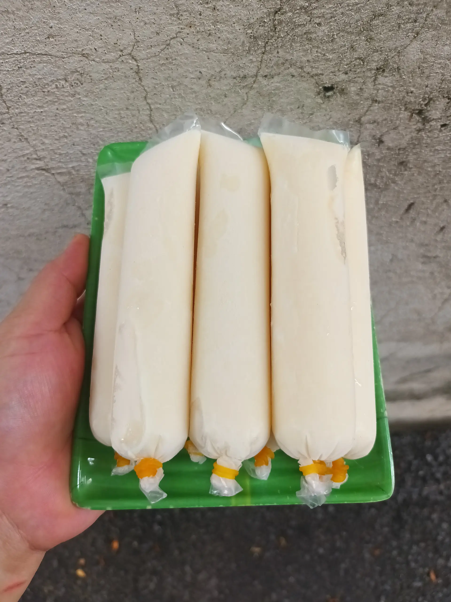 Hình ảnh set 5 bịch sữa chua truyền thống