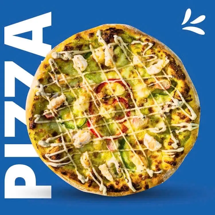Hình ảnh Pizza TRÒN Hải Sản Pesto