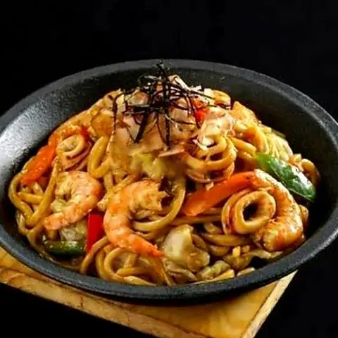 Hình ảnh Mì Udon Xào Hải Sản