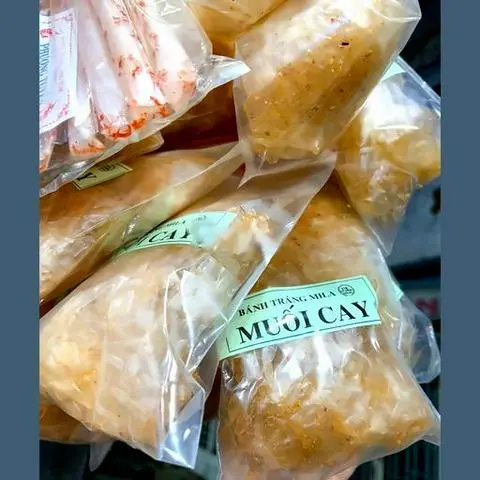 Hình ảnh Bánh tráng muối cay