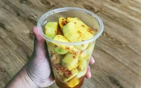 Hình ảnh Xoài non lắc mắm đường