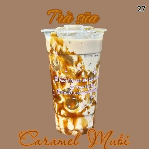 Hình ảnh Trà sữa caramel muối 