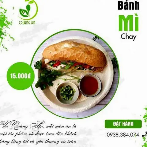Hình ảnh Bánh mì nấm xá xíu mì