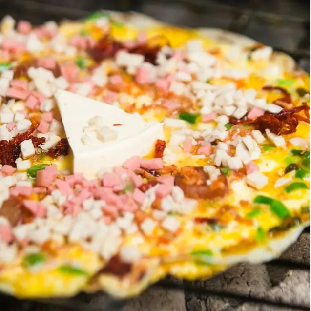 Hình ảnh Bánh Tráng Nướng Khô Bò x Phô Mai